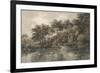 Trees and Ponds Near Bromley, Kent, C.1798 (W/C over Pencil with Bodycolour on Paper)-Thomas Girtin-Framed Giclee Print