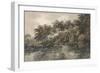 Trees and Ponds Near Bromley, Kent, C.1798 (W/C over Pencil with Bodycolour on Paper)-Thomas Girtin-Framed Giclee Print