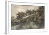 Trees and Ponds Near Bromley, Kent, C.1798 (W/C over Pencil with Bodycolour on Paper)-Thomas Girtin-Framed Giclee Print