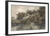 Trees and Ponds Near Bromley, Kent, C.1798 (W/C over Pencil with Bodycolour on Paper)-Thomas Girtin-Framed Giclee Print