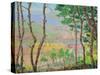 Trees and Town-Jukyong Park-Stretched Canvas