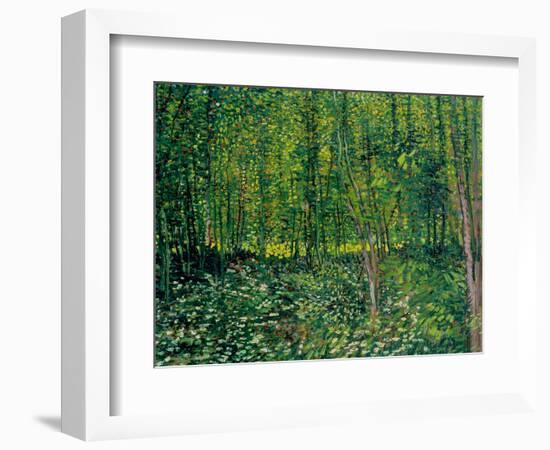 Trees and Undergrowth, c.1887-Vincent van Gogh-Framed Premium Giclee Print