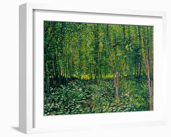 Trees and Undergrowth, c.1887-Vincent van Gogh-Framed Giclee Print