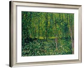 Trees and Undergrowth, c.1887-Vincent van Gogh-Framed Giclee Print