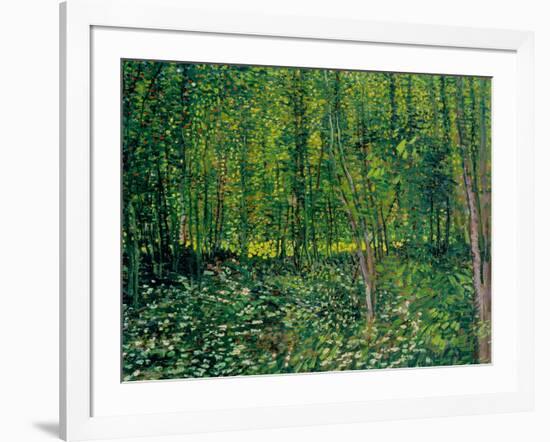 Trees and Undergrowth, c.1887-Vincent van Gogh-Framed Giclee Print