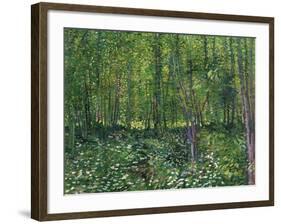 Trees and Undergrowth, c.1887-Vincent van Gogh-Framed Art Print