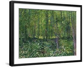 Trees and Undergrowth, c.1887-Vincent van Gogh-Framed Art Print