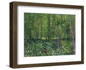 Trees and Undergrowth, c.1887-Vincent van Gogh-Framed Art Print