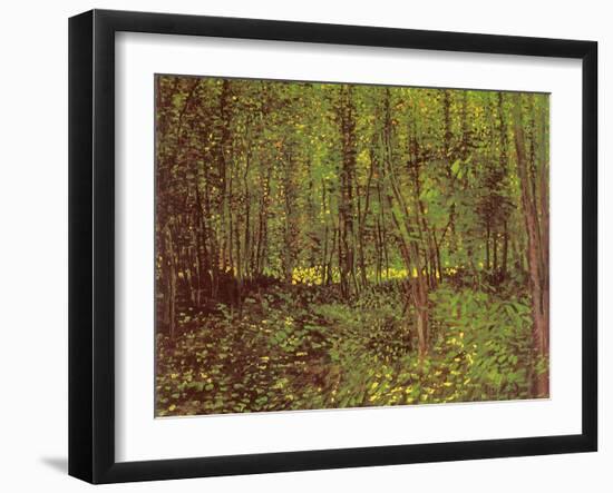 Trees and Undergrowth, c.1887-Vincent van Gogh-Framed Giclee Print