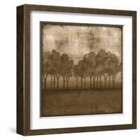 Trees at Dusk II-Nancy Slocum-Framed Art Print