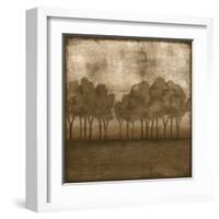 Trees at Dusk II-Nancy Slocum-Framed Art Print