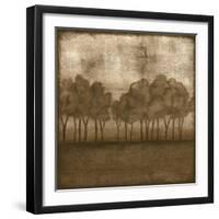 Trees at Dusk II-Nancy Slocum-Framed Art Print