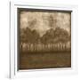 Trees at Dusk II-Nancy Slocum-Framed Premium Giclee Print