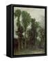 Trees at Hampstead-John Constable-Framed Stretched Canvas