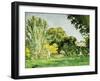 Trees at Jas de Bouffan-Paul Cézanne-Framed Giclee Print