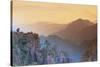 Trees atop Rocky Ridges-DLILLC-Stretched Canvas