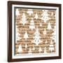 Trees Burlap-Joanne Paynter Design-Framed Giclee Print