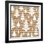 Trees Burlap-Joanne Paynter Design-Framed Giclee Print