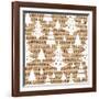 Trees Burlap-Joanne Paynter Design-Framed Giclee Print