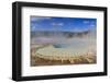 Trees Crusted in Frost and Thermal Features, Cold Autumn (Fall) Day, Upper Geyser Basin-Eleanor Scriven-Framed Photographic Print