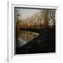 Trees Growing Along Canal in Bradford-Fay Godwin-Framed Giclee Print