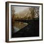 Trees Growing Along Canal in Bradford-Fay Godwin-Framed Giclee Print