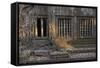 Trees Growing Through Building at Sunrise, Beng Mealea Temple, Near Angkor-Stephen Studd-Framed Stretched Canvas