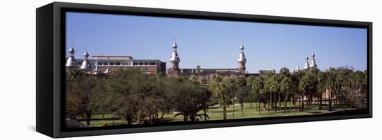 Trees in a Campus, Plant Park, University of Tampa, Tampa, Hillsborough County, Florida, USA-null-Framed Stretched Canvas