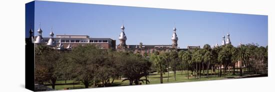 Trees in a Campus, Plant Park, University of Tampa, Tampa, Hillsborough County, Florida, USA-null-Stretched Canvas