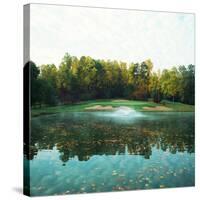 Trees in a Golf Course, Congressional Country Club, 11th Gold Nine, Potomac, Maryland, USA-null-Stretched Canvas