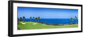 Trees in a Golf Course, Kona Country Club Ocean Course, Kailua Kona, Hawaii-null-Framed Photographic Print