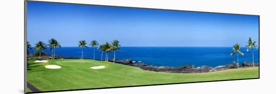Trees in a Golf Course, Kona Country Club Ocean Course, Kailua Kona, Hawaii-null-Mounted Photographic Print