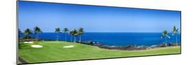 Trees in a Golf Course, Kona Country Club Ocean Course, Kailua Kona, Hawaii-null-Mounted Photographic Print