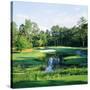 Trees in a Golf Course, Pine Needles Lodge and Golf Club, Pinehurst, Moore County-null-Stretched Canvas