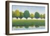 Trees in a Line I-Tim OToole-Framed Art Print