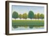 Trees in a Line II-Tim OToole-Framed Art Print