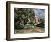 Trees in a Park, Jas De Bouffan, 1885-1887-Paul Cézanne-Framed Giclee Print