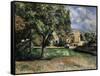 Trees in a Park, Jas De Bouffan, 1885-1887-Paul Cézanne-Framed Stretched Canvas