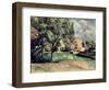 Trees in a Park, Jas de Bouffan, 1885-87-Paul Cézanne-Framed Premium Giclee Print