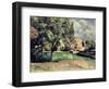 Trees in a Park, Jas de Bouffan, 1885-87-Paul Cézanne-Framed Premium Giclee Print