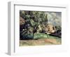 Trees in a Park, Jas de Bouffan, 1885-87-Paul Cézanne-Framed Premium Giclee Print