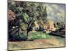 Trees in a Park, Jas de Bouffan, 1885-87-Paul Cézanne-Mounted Premium Giclee Print