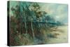 Trees in a Sandy Landscape, Heysham, 1915-William H. Parkinson-Stretched Canvas