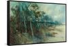 Trees in a Sandy Landscape, Heysham, 1915-William H. Parkinson-Framed Stretched Canvas