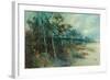 Trees in a Sandy Landscape, Heysham, 1915-William H. Parkinson-Framed Giclee Print