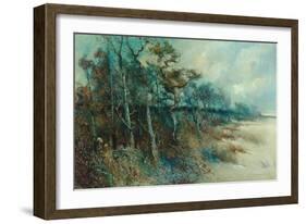 Trees in a Sandy Landscape, Heysham, 1915-William H. Parkinson-Framed Giclee Print