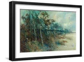 Trees in a Sandy Landscape, Heysham, 1915-William H. Parkinson-Framed Giclee Print