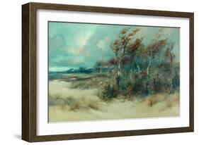 Trees in a Sandy Lane, Heysham, 1916-William H. Parkinson-Framed Giclee Print