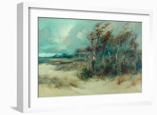 Trees in a Sandy Lane, Heysham, 1916-William H. Parkinson-Framed Giclee Print