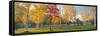 Trees in Autumn-null-Framed Stretched Canvas